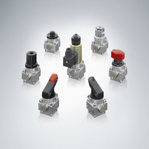 Poppet hydraulic directional control valve - G - HAWE Hydraulik SE - lever-operated / mechanically-operated / 4/3-way