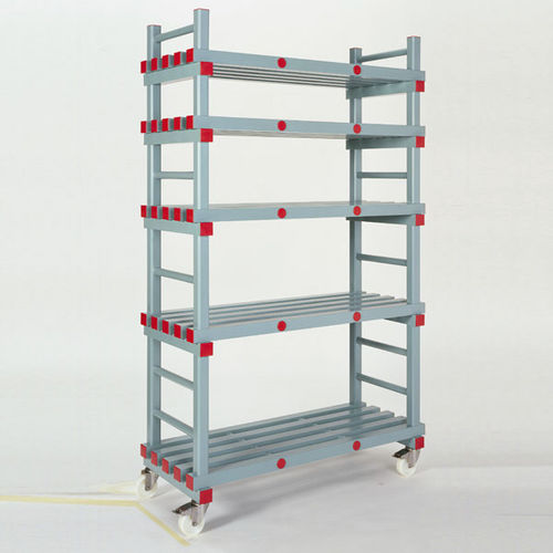 Merchant shelving - max. 2 000 x 500 mm | R51xxx - Engels Manutention et Environnement - modular / light-duty / plastic