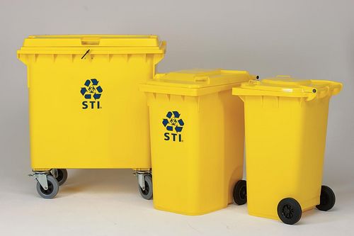 Plastic waste container - MGB ZHA series - Engels Manutention et Environnement - for medical waste / 2-wheel