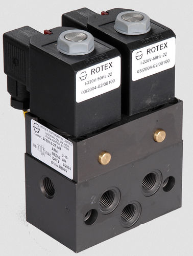 Pilot-operated solenoid valve - 57400 - Rotex Automation Limited - 5-way / NC / for gas