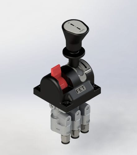Piston valve - FET - Rotex Automation Limited - manual / for control / for air