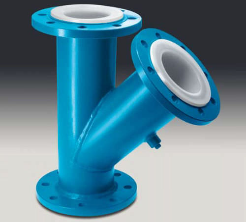 Hydraulic fitting - Baum Kunststoffe GmbH - flange / Y / PTFE