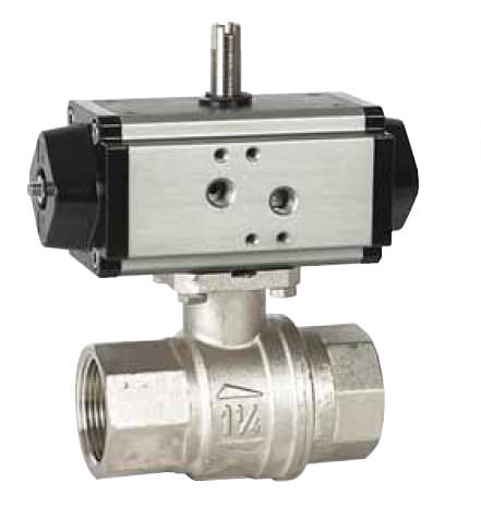 Ball valve - AKP64 DAD series - G. Bee GmbH - pneumatically-operated / for water / reducing