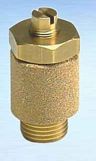 Flow-control silencer - DRSCHD series - G. Bee GmbH - for valves / bronze