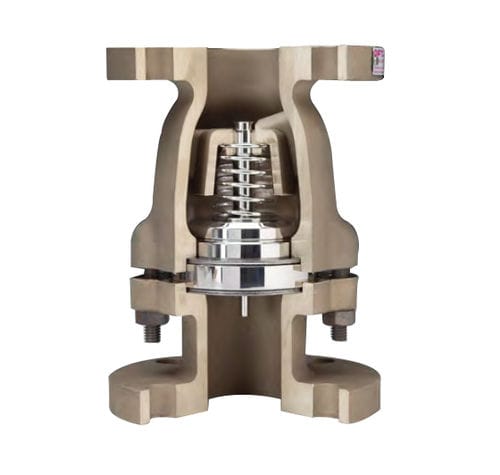 Disc check valve - Excalibur® NAB - DFT Inc. - for water / flange / bronze