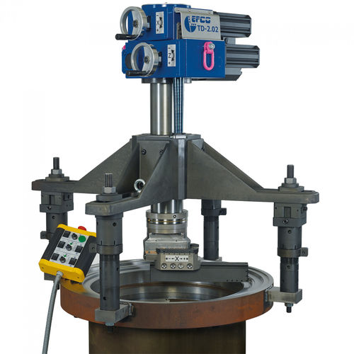 CNC turning machine - TD - EFCO Maschinenbau GmbH - vertical / mobile / for large-bore parts