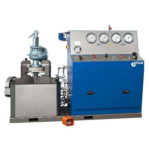 Pressure test bench - PS-75M - EFCO Maschinenbau GmbH - manual / for valves / for workshops