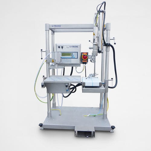 Semi-automatic filling machine - EFS 50 - FRICKE Abfülltechnik GmbH & Co. KG - bottle / container / multi-container