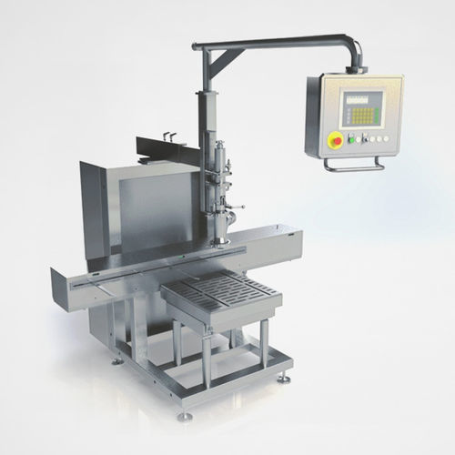 Semi-automatic filling machine - EFS 12 - FRICKE Abfülltechnik GmbH & Co. KG - pail / jug / canister