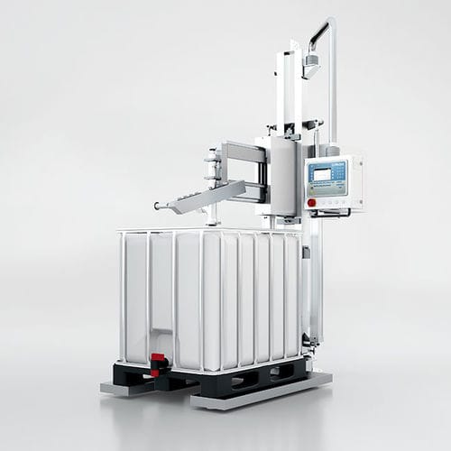 Semi-automatic filling machine - FFS 11 - FRICKE Abfülltechnik GmbH & Co. KG - pail / IBC / jerry can