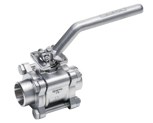 Ball valve - DG1 1.4529  - GEFA Processtechnik - lever / for seawater / mounting flange