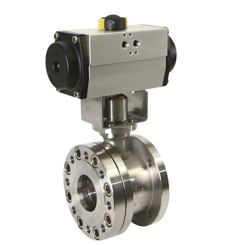 Ball valve - SK - GEFA Processtechnik - pneumatically-operated / for control / double-flange