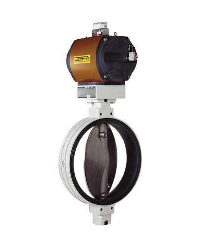 Butterfly valve - K 08 - GEFA Processtechnik - electric / shut-off / for water