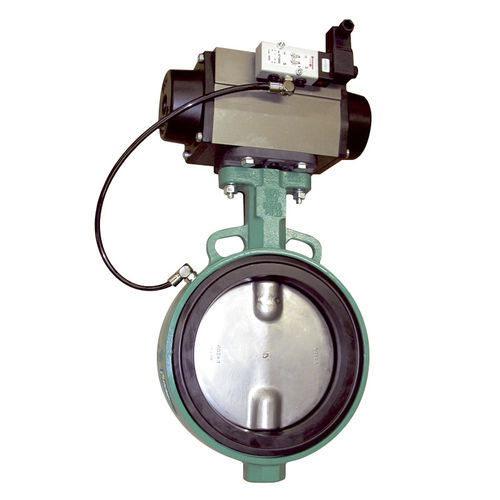 Butterfly valve - KS9 - GEFA Processtechnik - pneumatic / shut-off / mounting flange