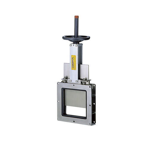 Knife gate valve CC GEFA Processtechnik with handwheel