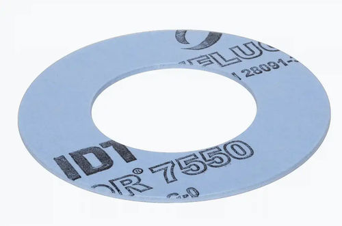 Flat gasket - 7550FD01 - IDT Industrie- und Dichtungstechnik - PTFE / round / glass