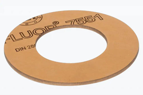 Flat gasket - 7551FD01 - IDT Industrie- und Dichtungstechnik - PTFE / round