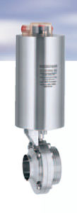Butterfly valve - Kieselmann GmbH - pneumatically-operated