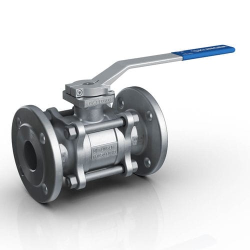 Ball valve - KHA series - KLINGER - 3-piece / modular / seat