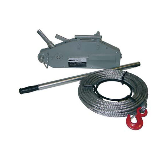 Manual winch - 147/05 - HADEF - wire rope / traction