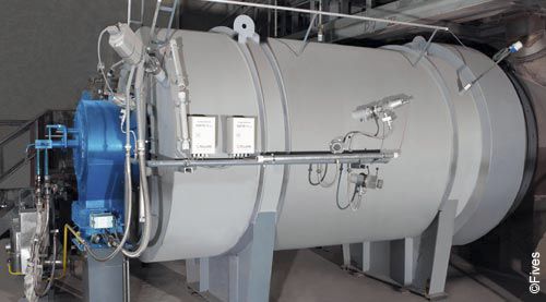 Stationary hot air generator - Pillard HeatGen - Fives - gas / multi-fuel / vertical
