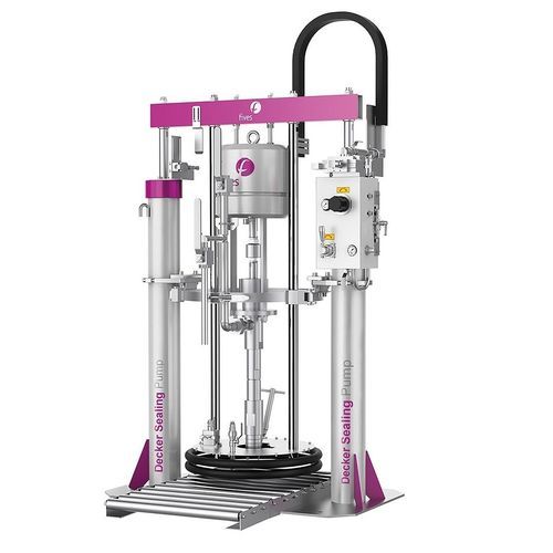 Plunger pump - DR  - Fives Cinetic SAS - for epoxy resin / fluid grease / electric