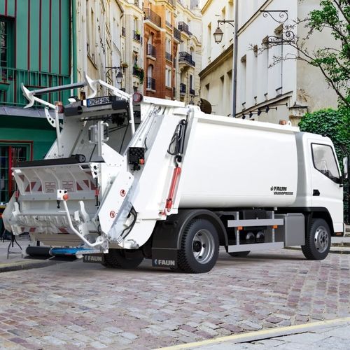 Rear-loader waste collection vehicle - VARIOPRESS COMPACT - FAUN Umwelttechnik GmbH & Co. KG - diesel / electric / with compactor