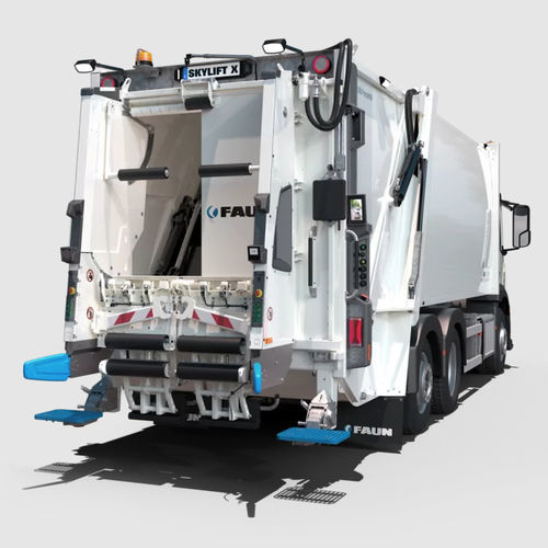 Hydraulic drum lifter - SKYLIFT X - FAUN Umwelttechnik GmbH & Co. KG - automatic / mechanical / dust