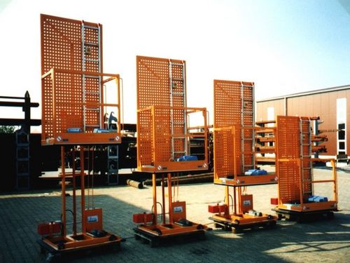 Mobile mast boom lift - 17.00062 - Büter Hebetechnik GmbH - electric