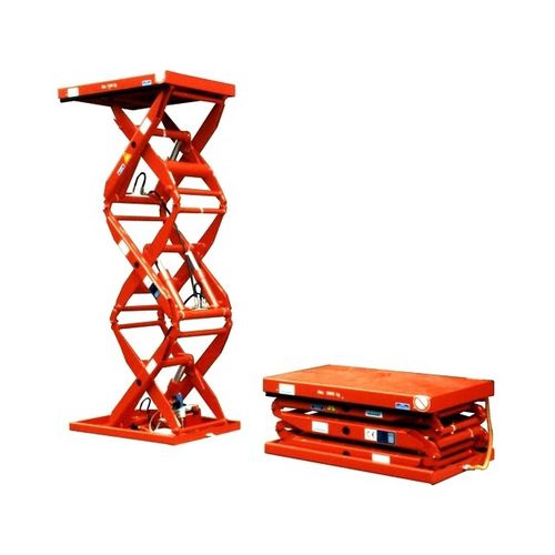 Double-scissor lift table - 11.06557, 11.01872 - Büter Hebetechnik GmbH - triple-scissor / hydraulic / stationary
