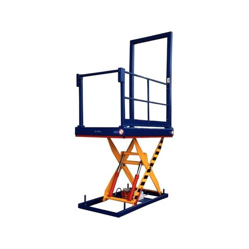 Scissor lift table - H 20-16	  - Büter Hebetechnik GmbH - hydraulic / stationary / with ramp