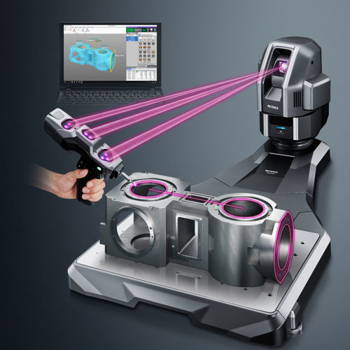 Portable coordinate measuring machine - XM - KEYENCE - manual / for large parts / for small parts