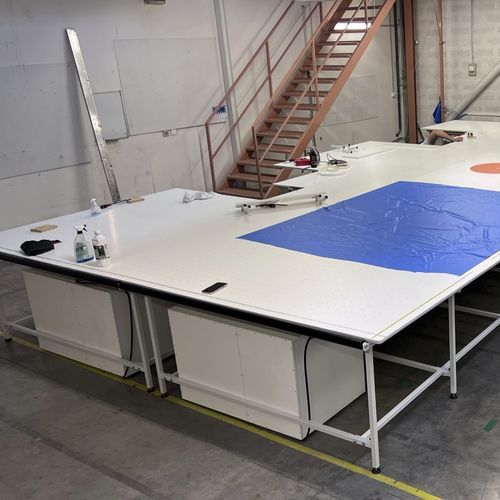 Fabric cutting table - SODIFA ESCA - air cushion