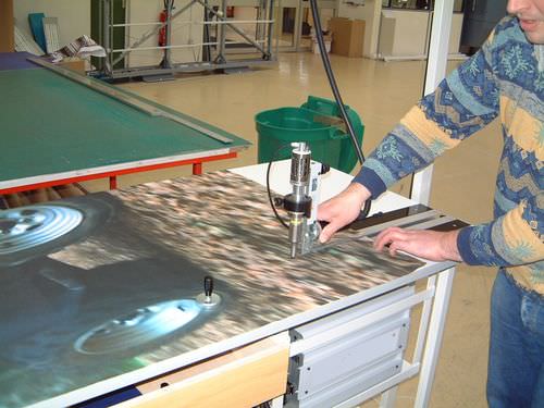 Ultrasonic cutting machine - SODIFA ESCA - textile / CNC