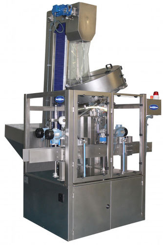 Linear capping machine - MCP 5000 - MARCOPACK - automatic / for glass containers / pot