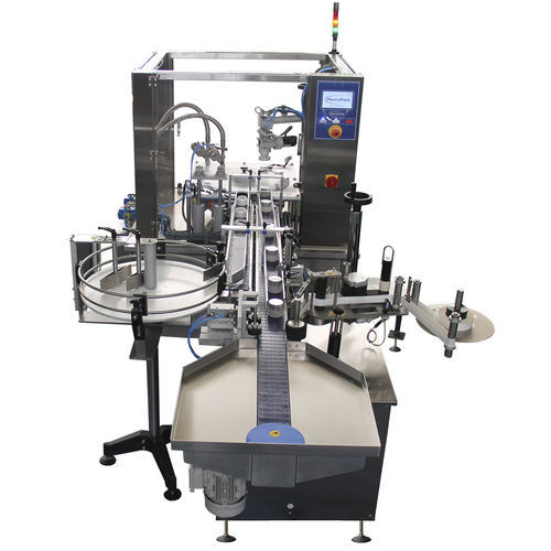 Automatic filler-capper-labeler - M6000 - MARCOPACK - for liquids / container