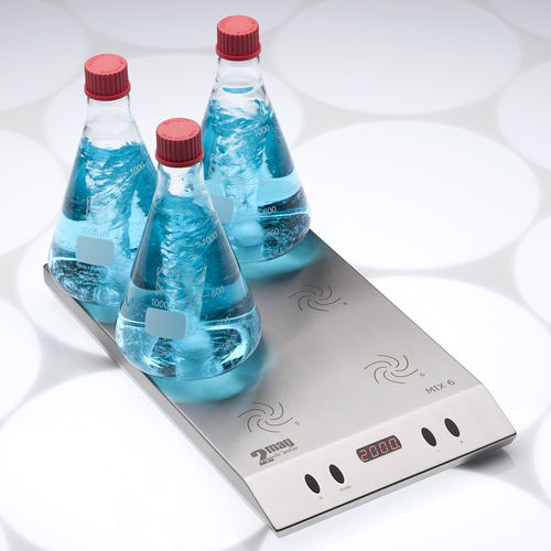 laboratory stirrer MIX 6 2mag AG digital / flask / for