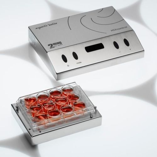 Magnetic laboratory stirrer - MIXdrive 12 MTP - 2mag AG - digital / for beakers / for furnaces and ovens
