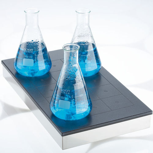 Hot plate laboratory stirrer - HOTPLATE 6 - 2mag AG - magnetic / digital / flask