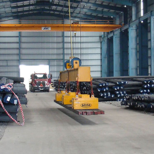 Electrically switched electro lifting magnet - AMP 90 - AdobA GmbH - handling / for billets / rectangular