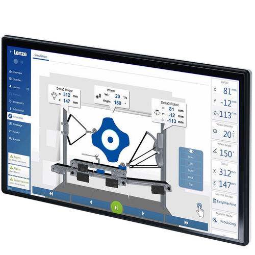 Capacitive touch screen panel PC - v800-C - Lenze SE - multi-touch screen / 17.3" / 24"