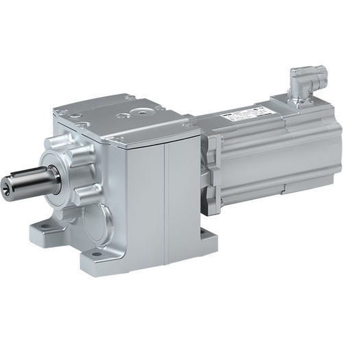 Synchronous servo-gearmotor - g500-H + MCS - Lenze SE - helical gear / coaxial / solid-shaft