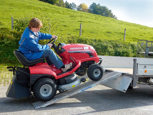 Aluminum loading ramp - 600 - 1 000 kg | SG series - Mauderer Alutechnik