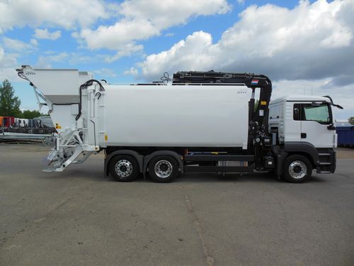 Rear-loader waste collection vehicle - UNO - NTM - NÄRPES TRÄ & METALL