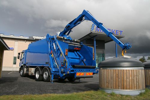 Trailer-mounted crane - NTM - NÄRPES TRÄ & METALL - articulated / hydraulic