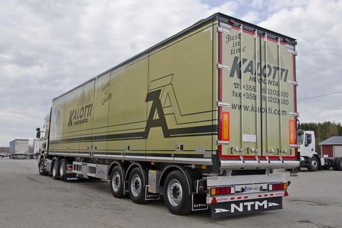 Container trailer - Walker - NTM - NÄRPES TRÄ & METALL - for cargo / single-axle / towed