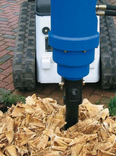 Skid steer loader stump grinder - SP series - Auger Torque Europe Ltd.