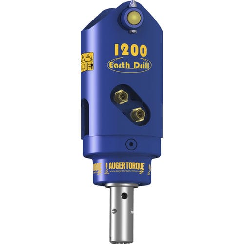 Excavator drill attachment - 1200 - Auger Torque Europe Ltd.