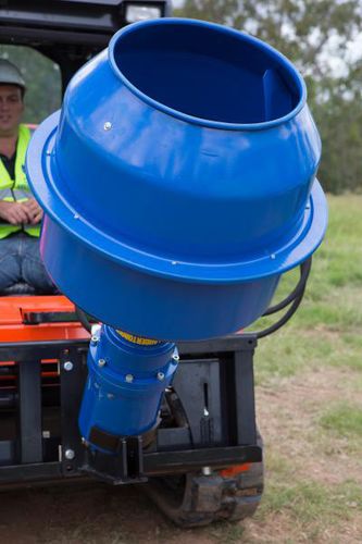 Hydraulic concrete mixer - Auger Torque Europe Ltd. - for skid steer loaders / traditional