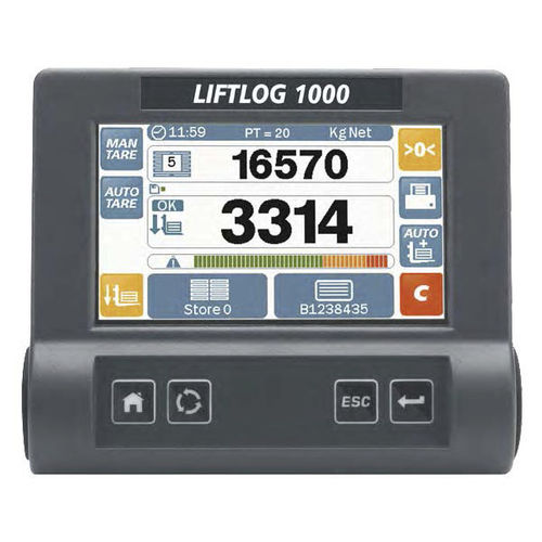 Weighing system - Liftlog 1000 - RDS Technology Ltd.